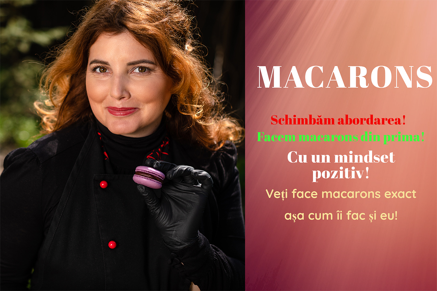 Macarons Curs Cofetarie