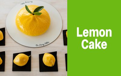 LEMON CAKE – Tort Lămâie cu monoporții în formă de lămâi