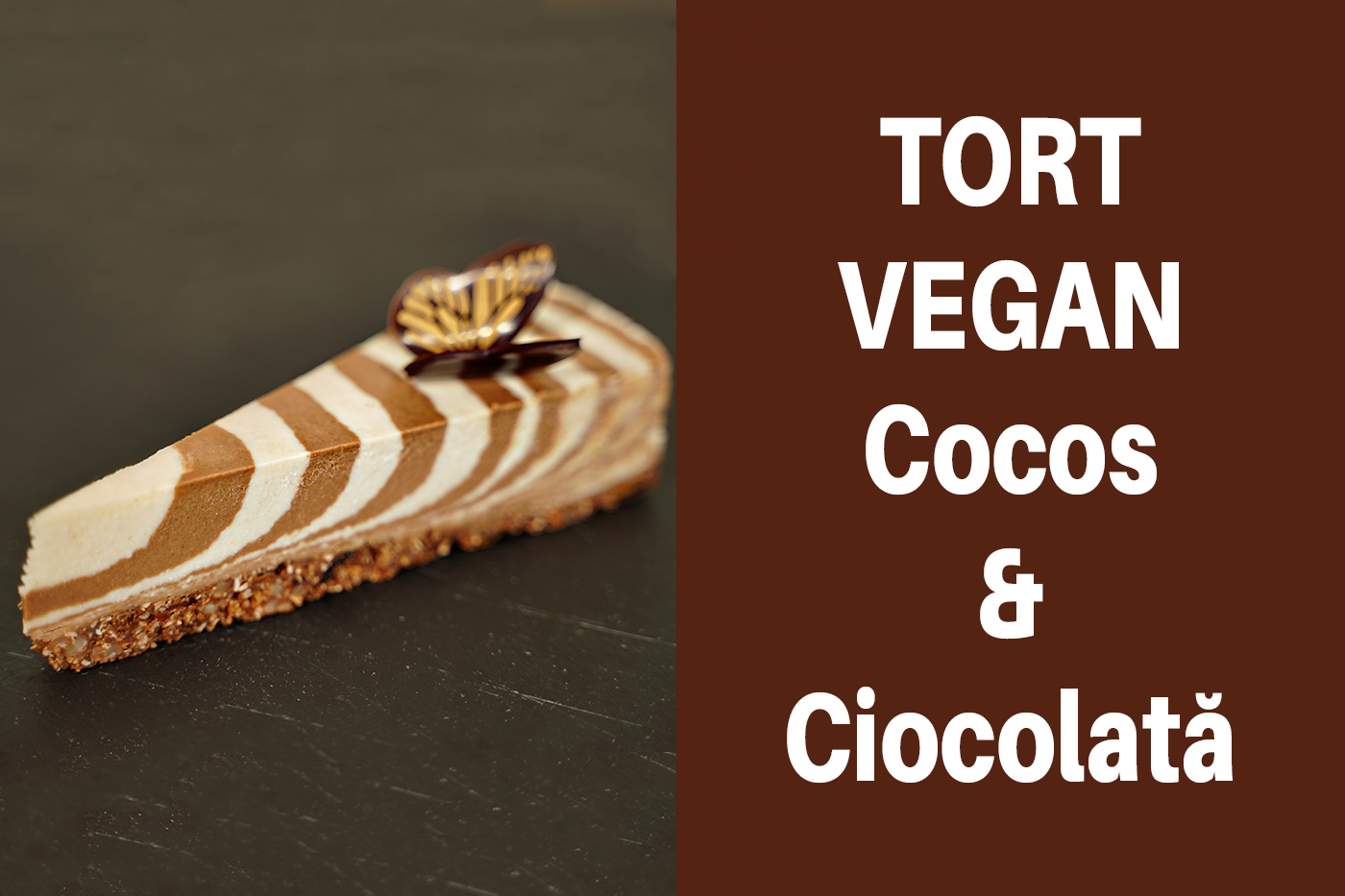 Tort Vegan – Cocos & CiocolatÄƒ