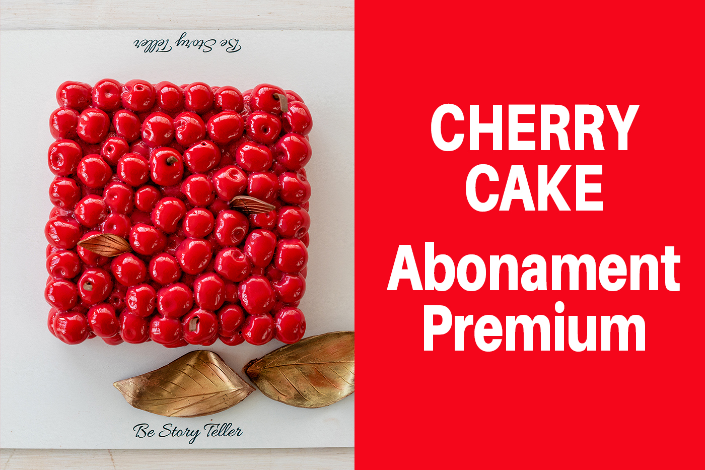 CHERRY CAKE – Tort în formă de cireșe