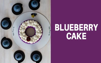 Tort cu afine și monoporții afine – Blueberry Cake – 